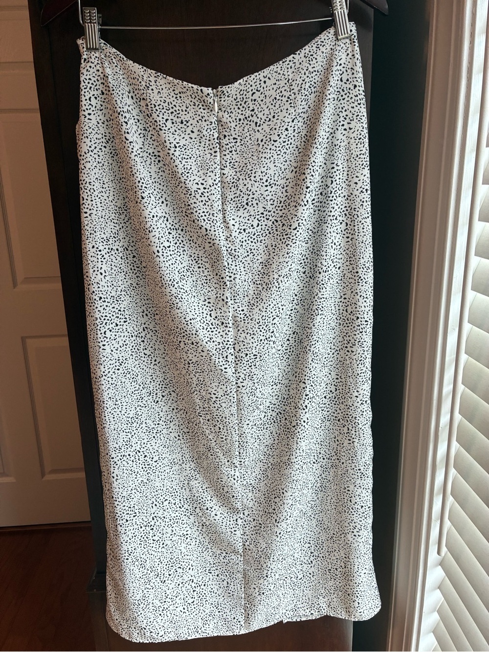 Zara Printed Ring Detail Wrap Midi Skirt Size Large - Picture 6 of 8